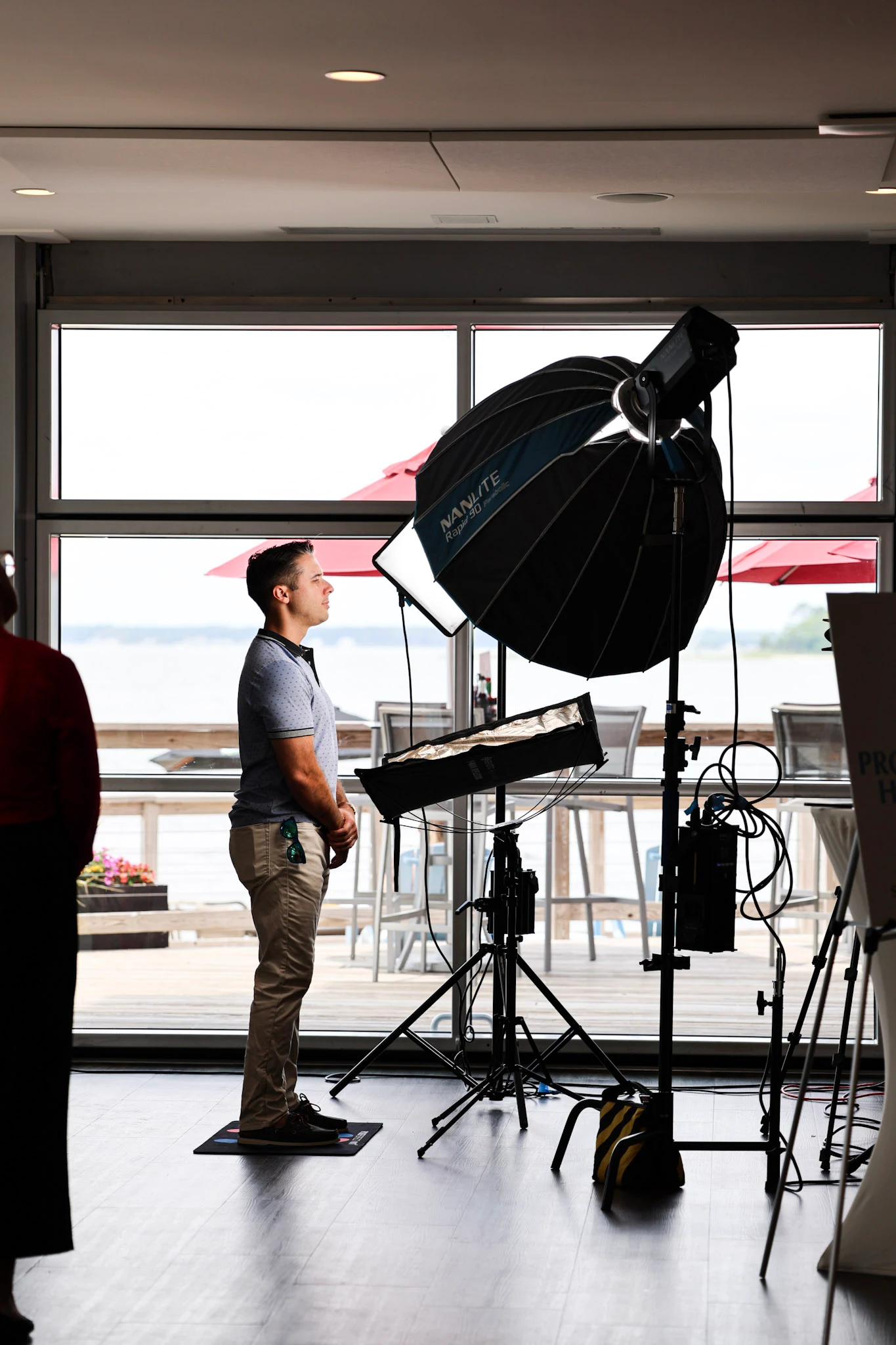 Errol E Photography Headshot station at Blue Rock Financial Group Delaware Business Owner Summit. Photo credit: Liz Perry